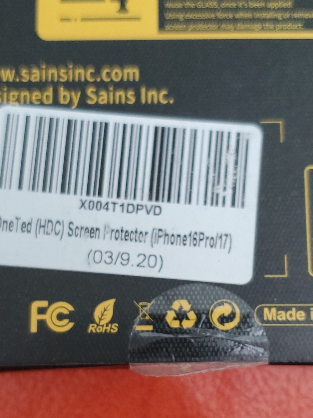 Blue Tempered Glass Screen Protector - Automatic Alignment - Picture 4 of 5